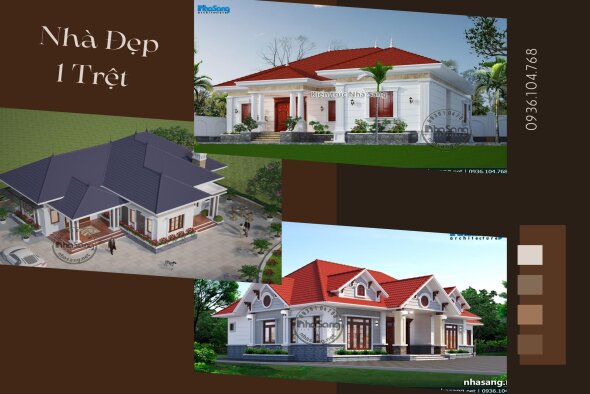 Ấn tượng 400+ mẫu nhà đẹp 1 trệt sang trọng, tiện nghi, hợp thời đại