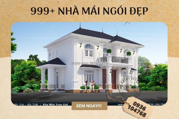 Hơn 200 mẫu nhà mái ngói đẹp, ấn tượng lọt TOP thịnh hành nhất