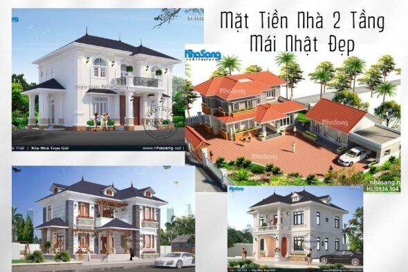 Ngắm hoài không chán 90 mẫu thiết kế mặt tiền nhà 2 tầng mái nhật đẹp hoàn mỹ