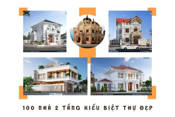 Bật mí 160+ mẫu nhà 2 tầng kiểu biệt thự đẹp với thiết kế đẳng cấp vượt trội