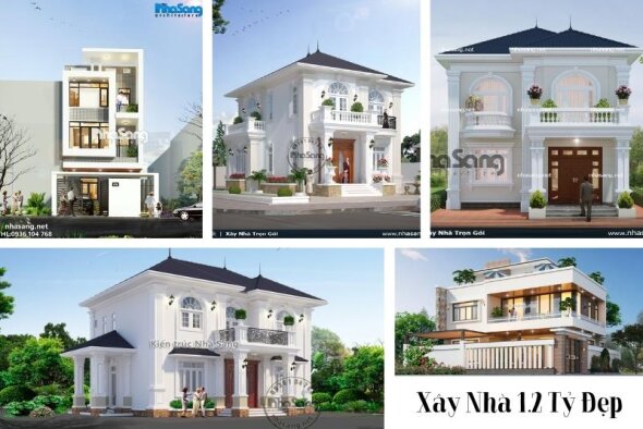 TOP 20 mẫu nhà 1.2 tỷ sang trọng và tiện nghi phù hợp với gia đình 2 thế hệ