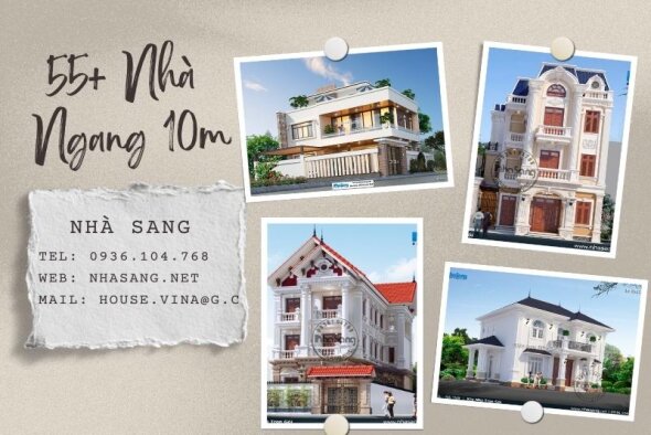 Khám phá 55 mẫu nhà ngang 10m dẫn đầu xu hướng thiết kế nhà tiện nghi cao