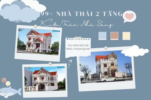 TOP LIST 300 mẫu nhà thái 2 tầng đẹp ngỡ ngàng phù hợp với nông thôn Việt Nam