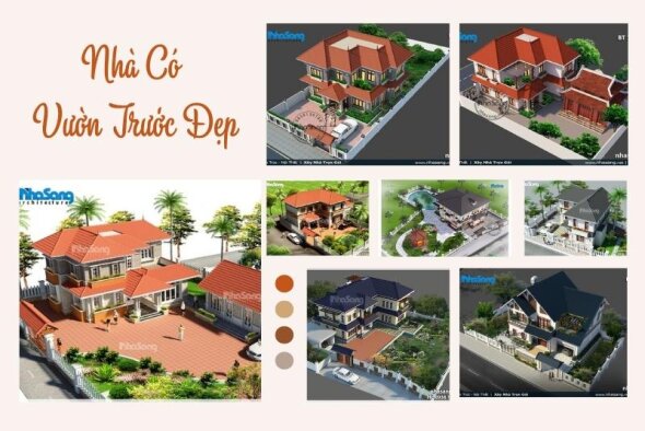 Gợi ý 200+ mẫu nhà có sân vườn trước đẹp, thuận phong thủy đón lộc rước tài