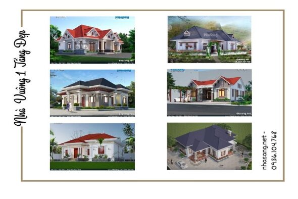 Gợi ý 10 mẫu nhà vuông 1 tầng đúng chuẩn phong thủy hợp nông thôn Việt