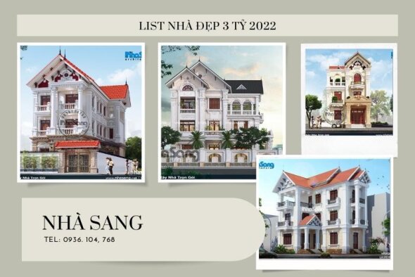 Trình làng 45 mẫu thiết kế nhà đẹp 3 tỷ đa dạng kiến trúc không thể bỏ lỡ