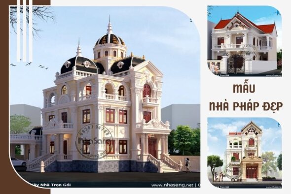 Trình làng 350 mẫu thiết kế nhà Pháp sang trọng vẻ đẹp hoàng gia đẳng cấp