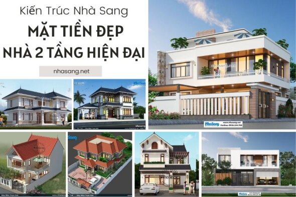 Top 95 mẫu thiết kế mặt tiền nhà 2 tầng hiện đại dẫn đầu xu hướng 2022
