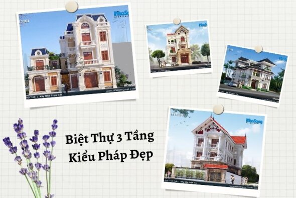 Xem ngay 55 mẫu biệt thự 3 tầng kiểu Pháp chọn lọc đang thịnh hành nhất 2022
