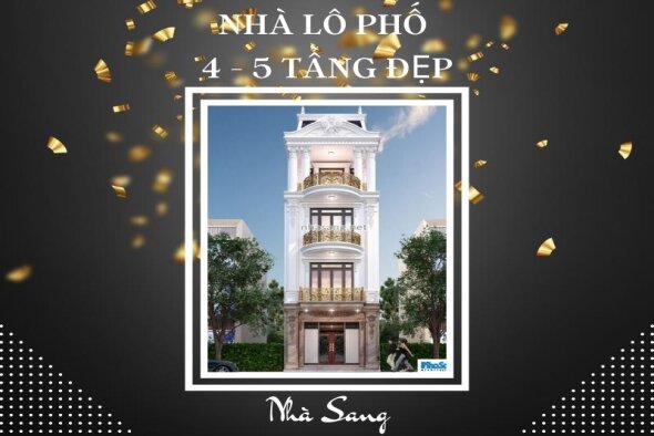 SIÊU HOT 15 mẫu nhà lô phố 4-5 tầng đang thịnh hành nhất full đầy đủ hồ sơ