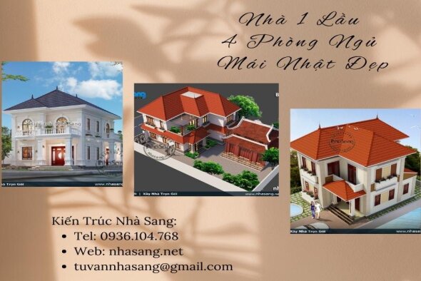 25+ Cực phẩm nhà 1 lầu mái nhật 4 phòng ngủ tiện nghi đẳng cấp đẹp nhất