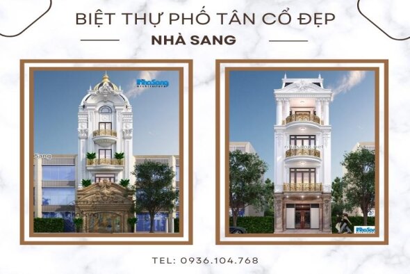 Mê đắm với 95 mẫu biệt thự phố tân cổ điển Pháp đẹp nhất mọi thời đại