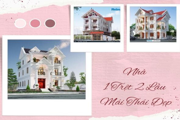 Tuyển tập 35+ mẫu nhà 1 trệt 2 lầu mái thái có thiết kế ấn tượng nhất 2022