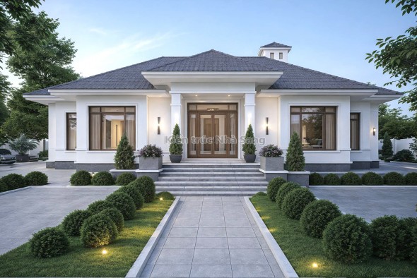 25+ Mẫu nhà 1 tầng mái Nhật