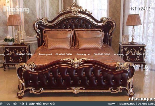 Giường ngủ gỗ quý cao cấp NT16413