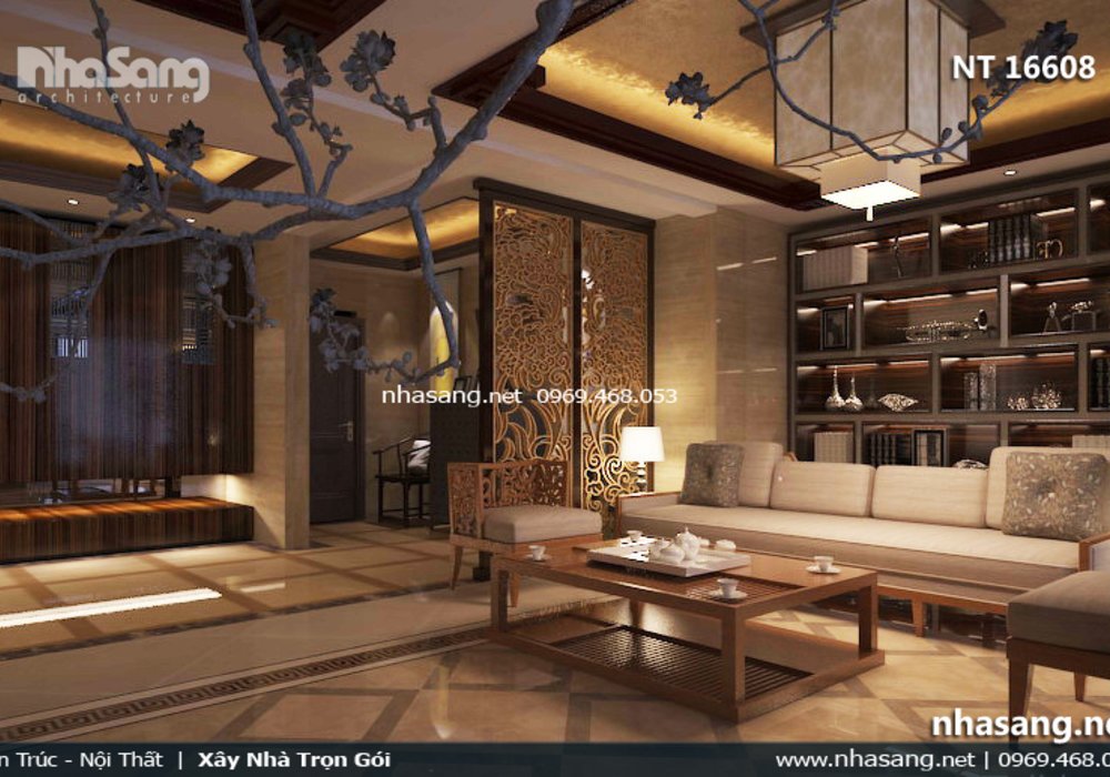 Thiết kế nội thất chung cư cao cấp phong cách Nhật Bản NT16608