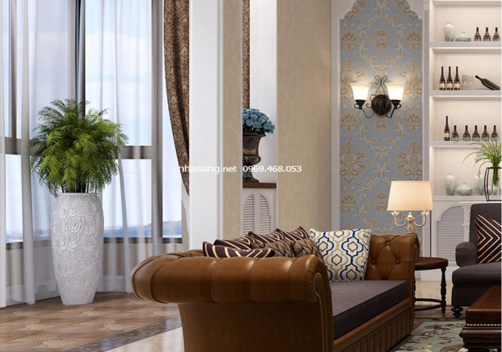 Thiết kế nội thất chung cư cao cấp tân cổ điển NT16607