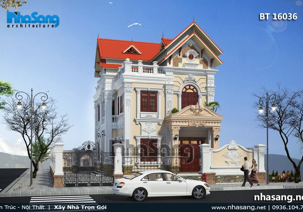 10 Mẫu nhà 2 tầng mái ngói được ưa chuộng nhất