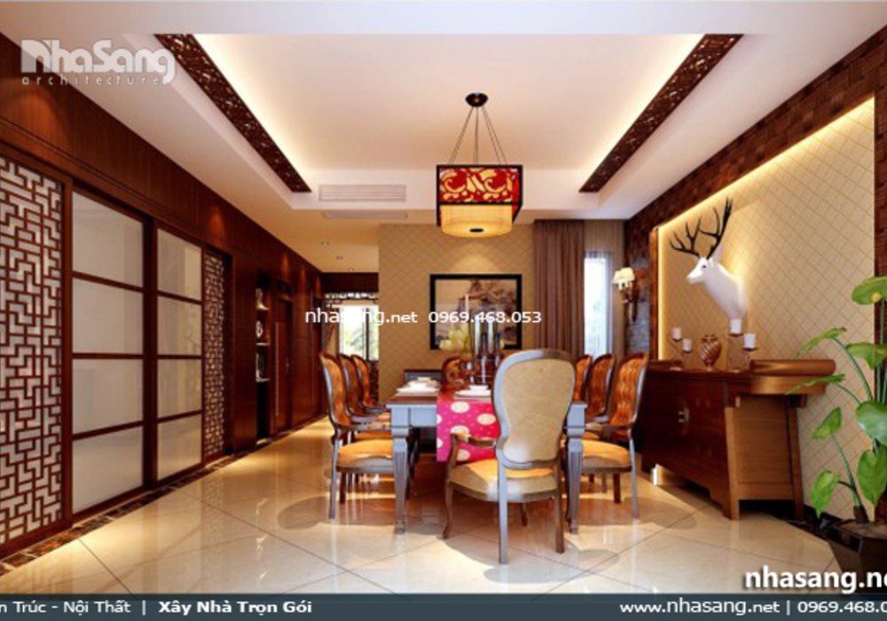 Thiết kế nội thất chung cư tân cổ điển - Nội thất đồ gỗ cao cấp NT16606