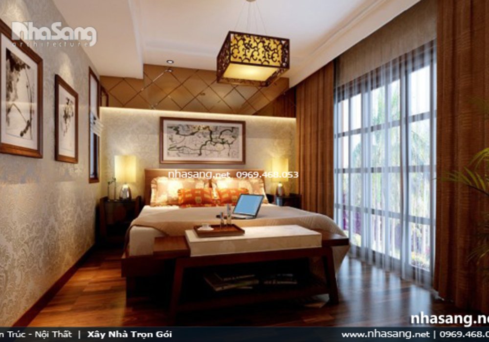 Thiết kế nội thất chung cư tân cổ điển - Nội thất đồ gỗ cao cấp NT16606