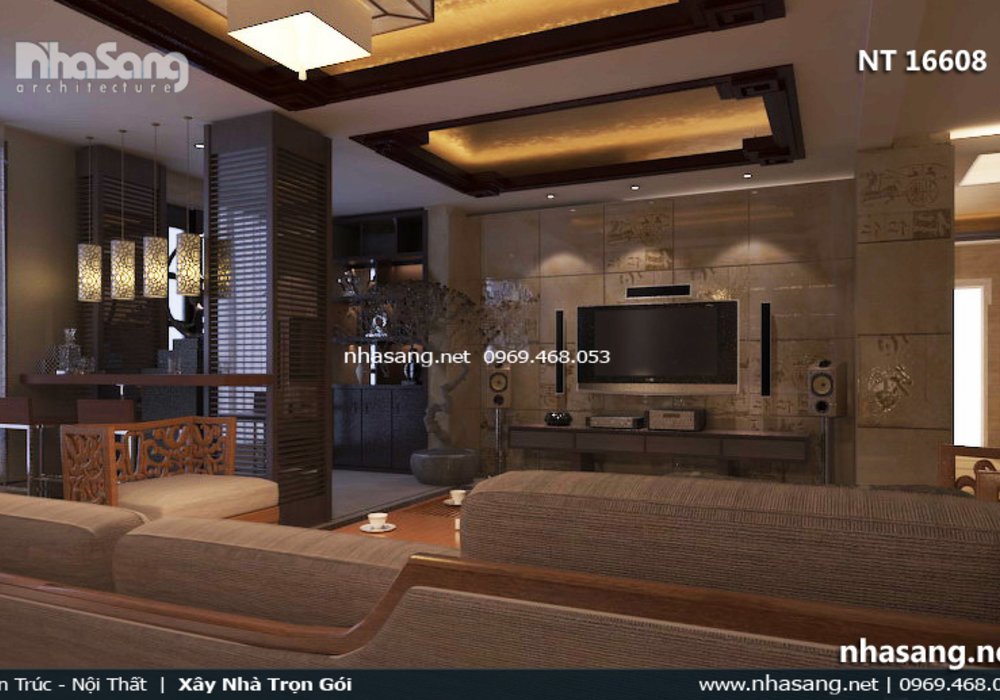 Thiết kế nội thất chung cư cao cấp phong cách Nhật Bản NT16608