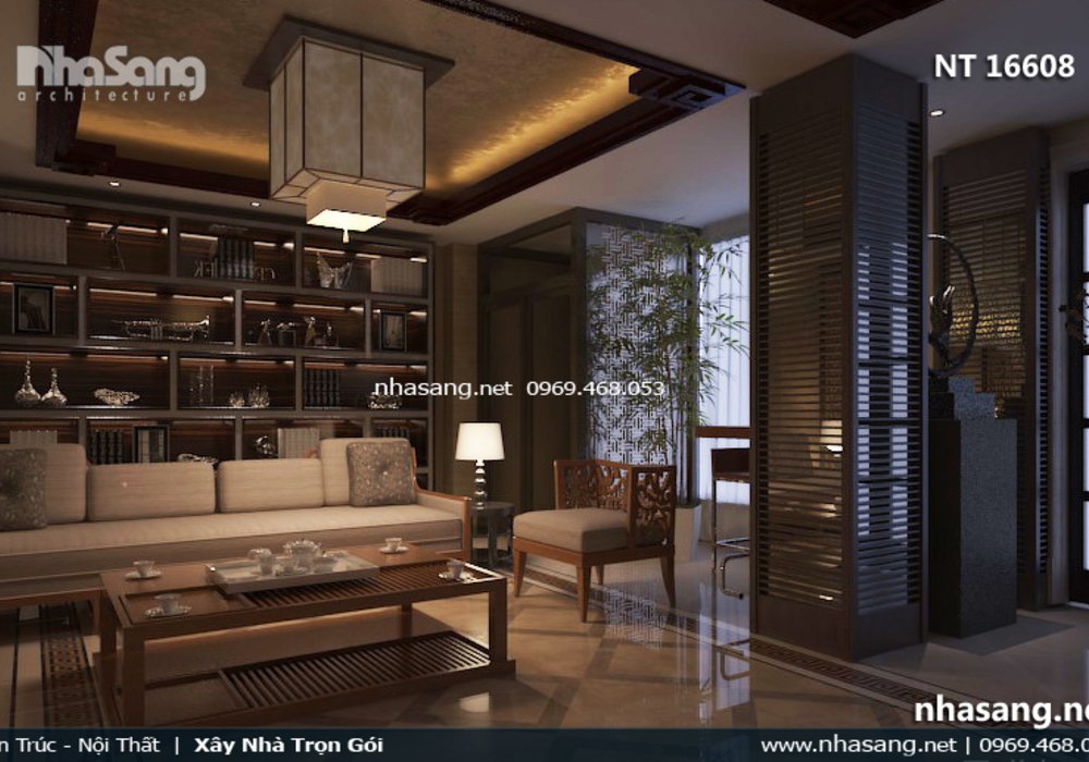 Thiết kế nội thất chung cư cao cấp phong cách Nhật Bản NT16608