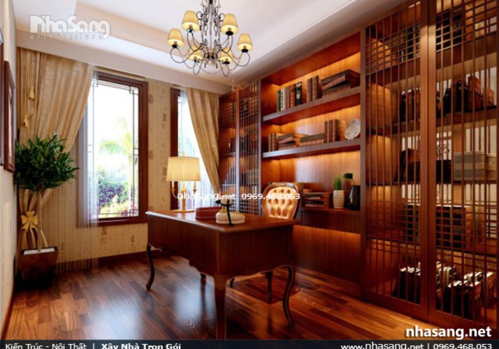 Thiết kế nội thất chung cư tân cổ điển - Nội thất đồ gỗ cao cấp NT16606