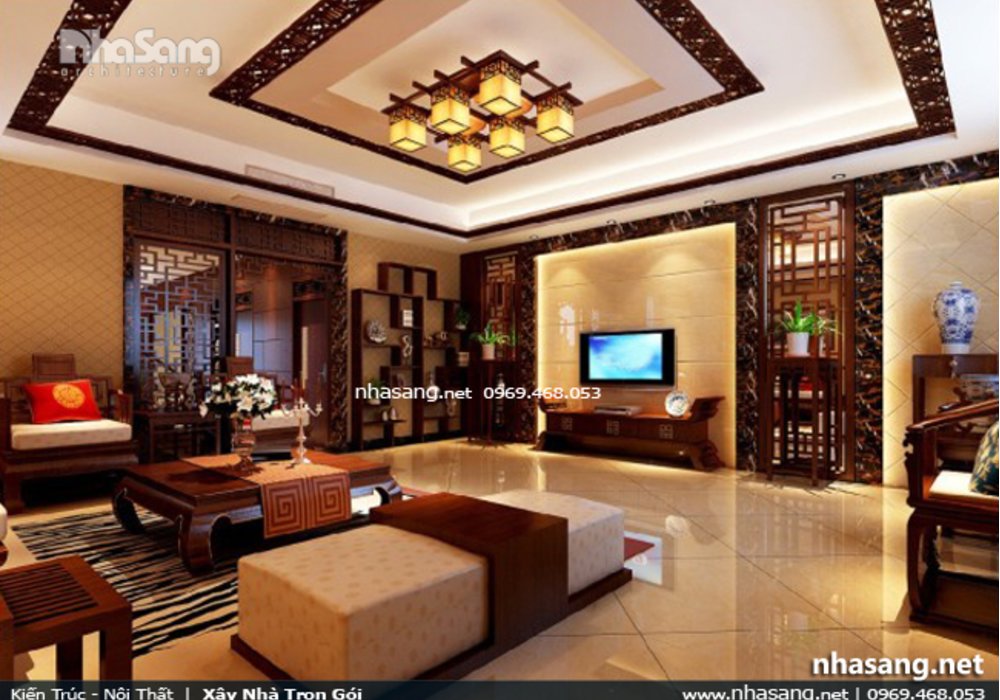 Thiết kế nội thất chung cư tân cổ điển - Nội thất đồ gỗ cao cấp NT16606