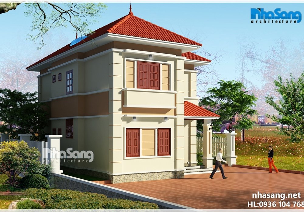 Biệt thự nhà vườn mini 2 tầng vẻ đẹp thanh bình giữa lòng Hà Nội BT16009