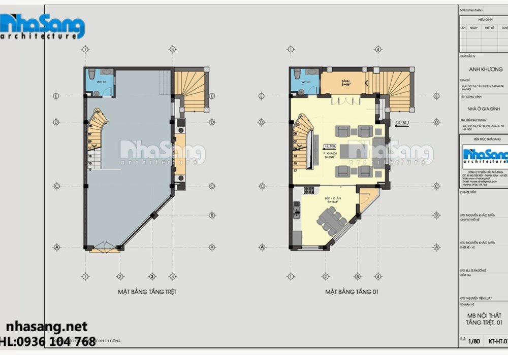 Mẫu nhà biệt thự đẹp 4 tầng kiến trúc tân cổ điển 2 mặt tiền 6m x 12,5m BT14171