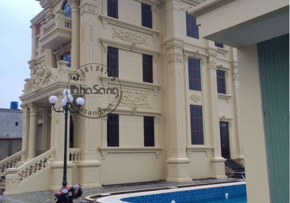 Biệt thự đẹp BT16001 - điểm nhấn kiến trúc tân cổ điển Pháp