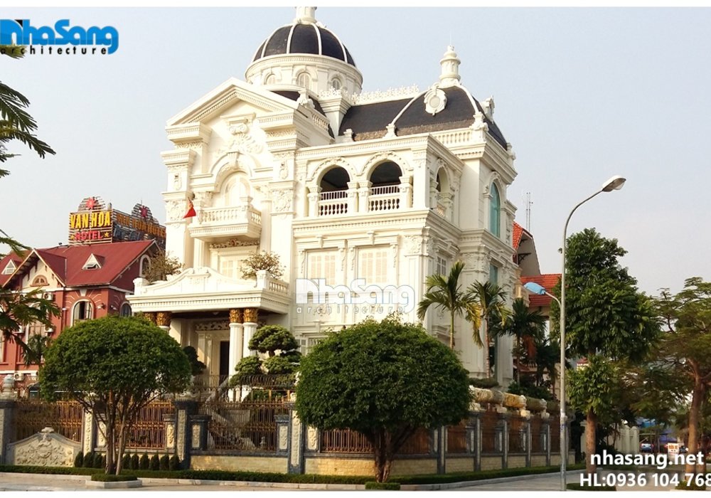 Biệt thự đẹp BT14168 kiến trúc Pháp