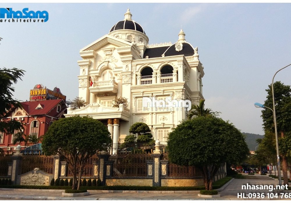 Biệt thự đẹp BT14168 kiến trúc Pháp