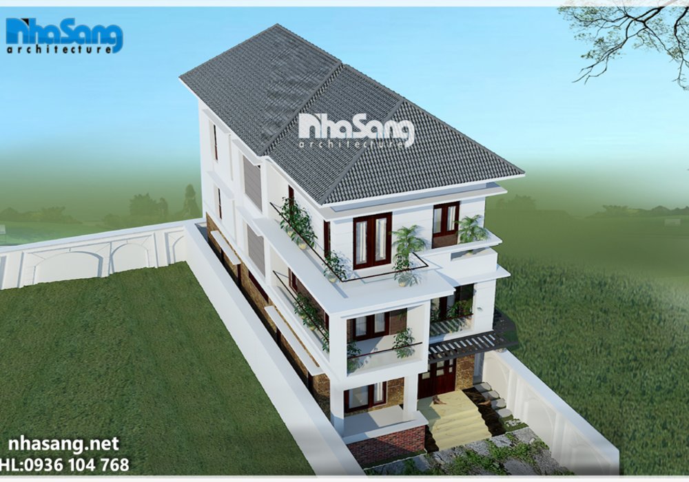 Biệt thự nhà phố đẹp BT16002 - sang trọng toát lên ở mọi góc cạnh