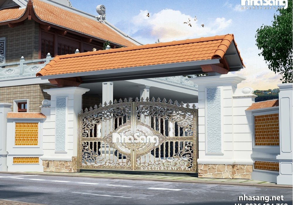 Thiết kế nhà vườn phong cách cổ xưa thoáng mát BT15007