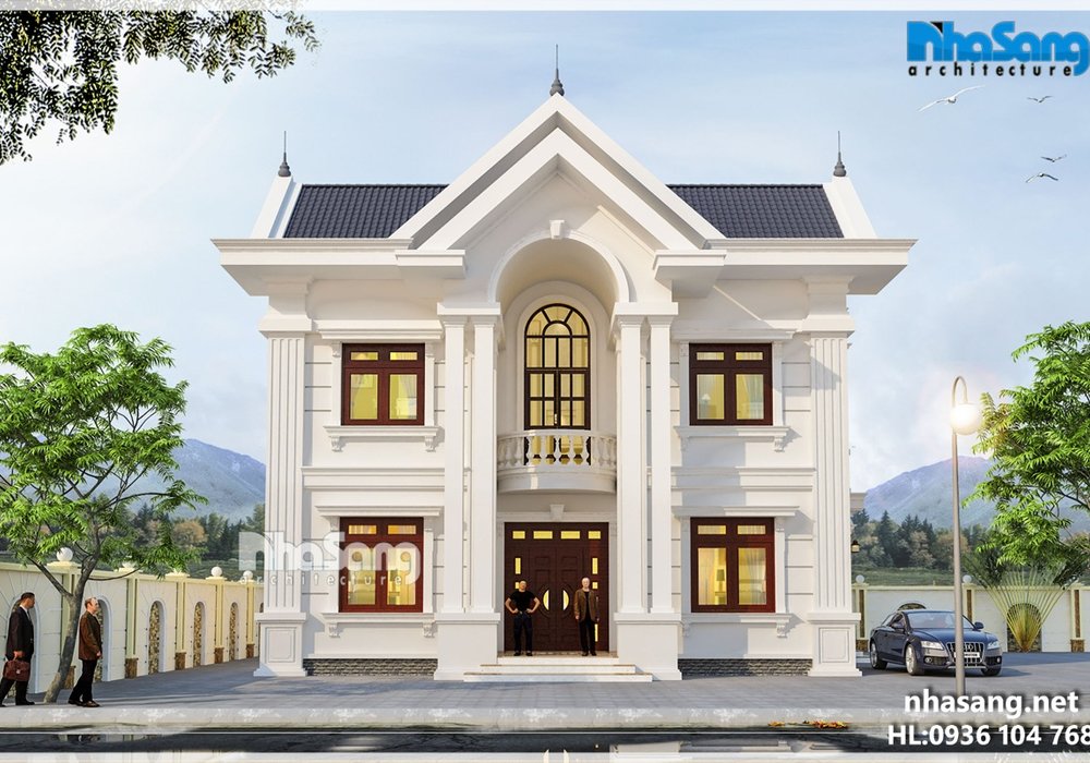 Biệt thự nhà vườn 2 tầng mặt tiền chính 12m và mặt tiền phụ 10.5m BT16017