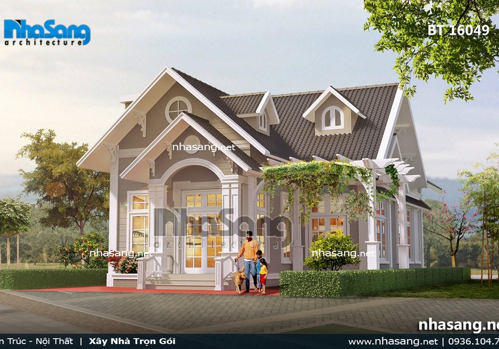 Các mẫu thiết kế nhà vườn 1 tầng đẹp gần gũi thiên nhiên