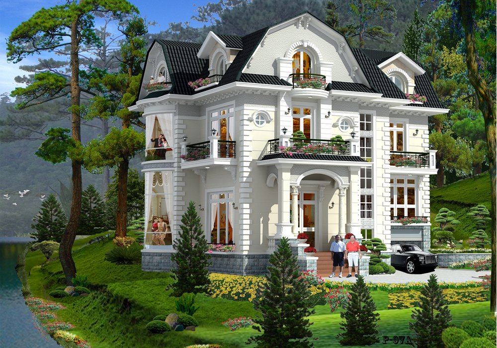Mẫu biệt thự đẹp BT14048