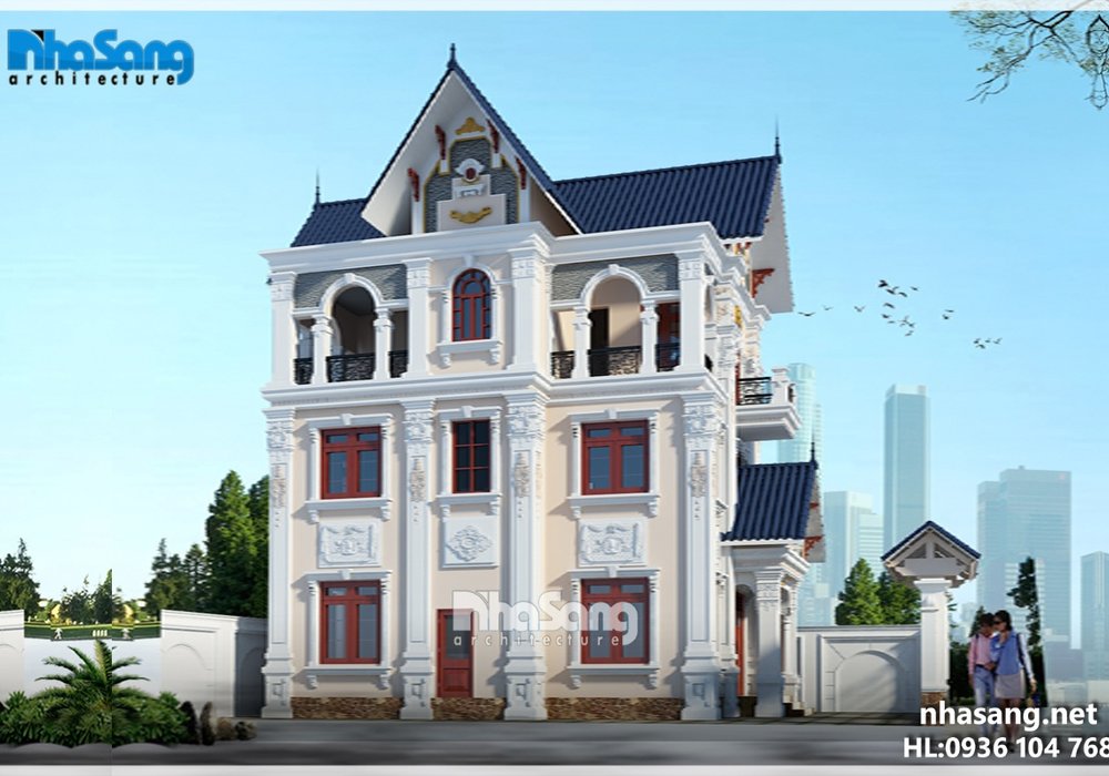 Biệt thự Pháp mặt tiền 8m càng ngắm càng mê BT16010
