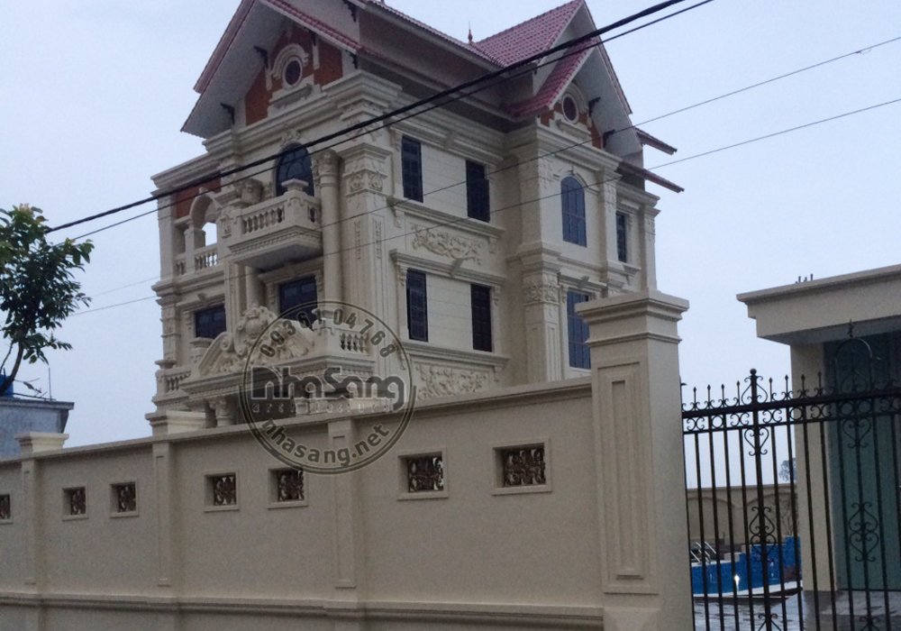 Biệt thự đẹp BT16001 - điểm nhấn kiến trúc tân cổ điển Pháp