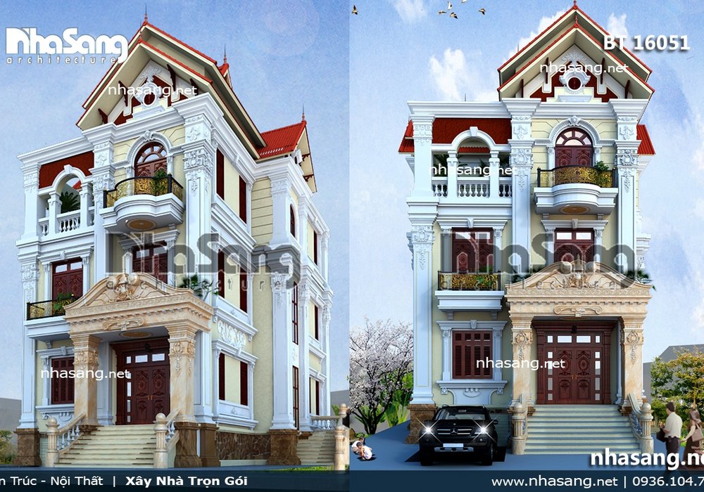 Biệt thự Pháp vẻ đẹp bền vững BT16051