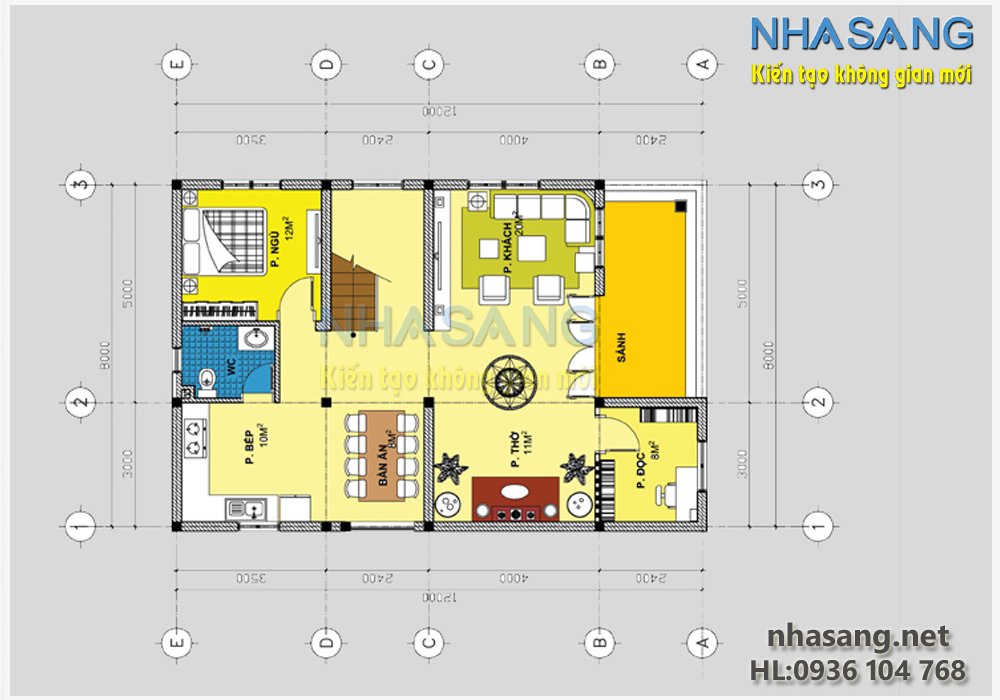 Thiết kế biệt thự đẹp BT14068