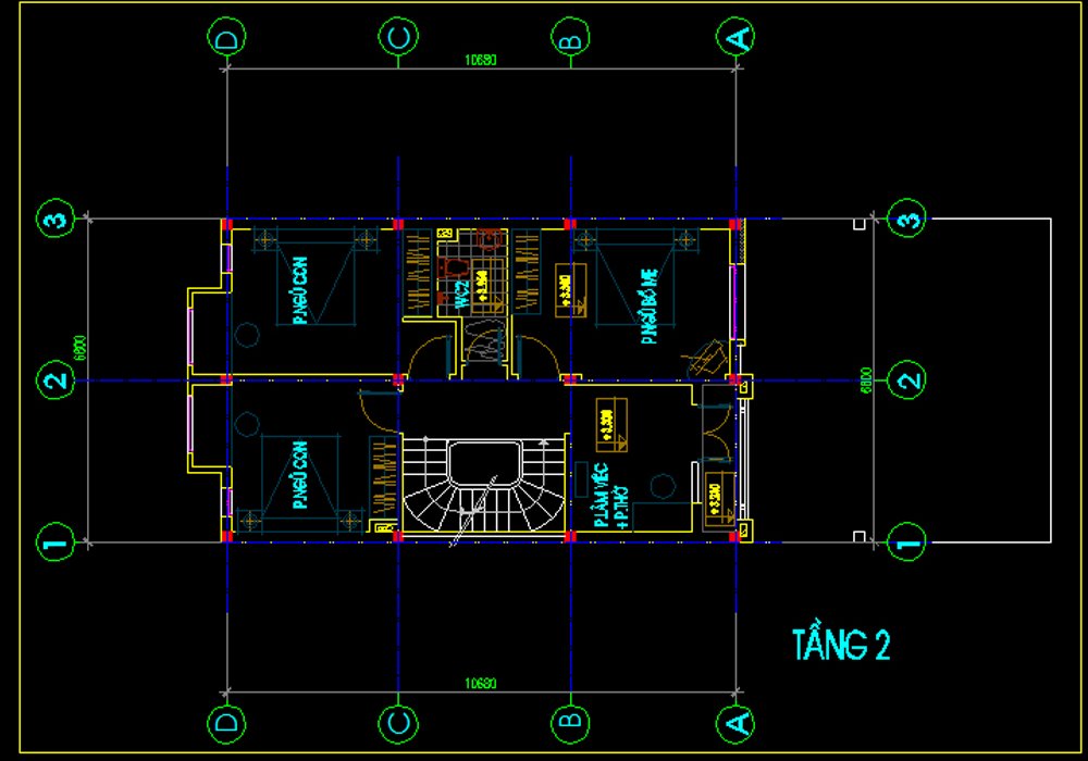 Thiết kế Biệt thự kiểu nhà Ống BT14066 chú Phát Hà nội