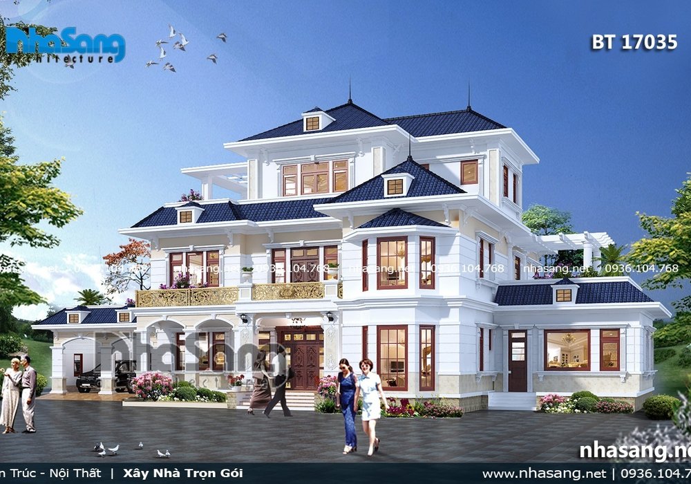 Dinh thự kiểu Pháp trên đất 2000m2 BT17035
