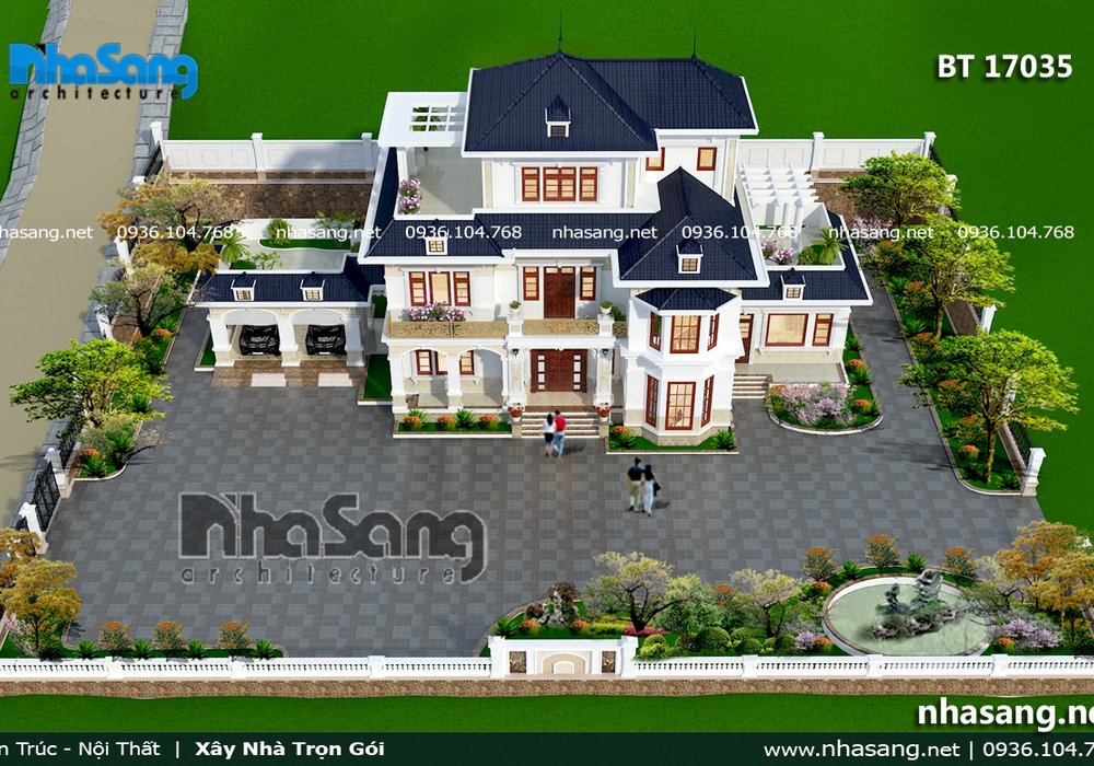 Dinh thự kiểu Pháp trên đất 2000m2 BT17035