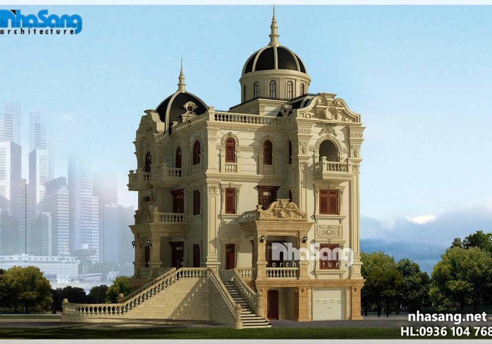 Biệt thự lâu đài 5 tầng giữa lòng Hà Nội của đại gia đồ cổ BT16015