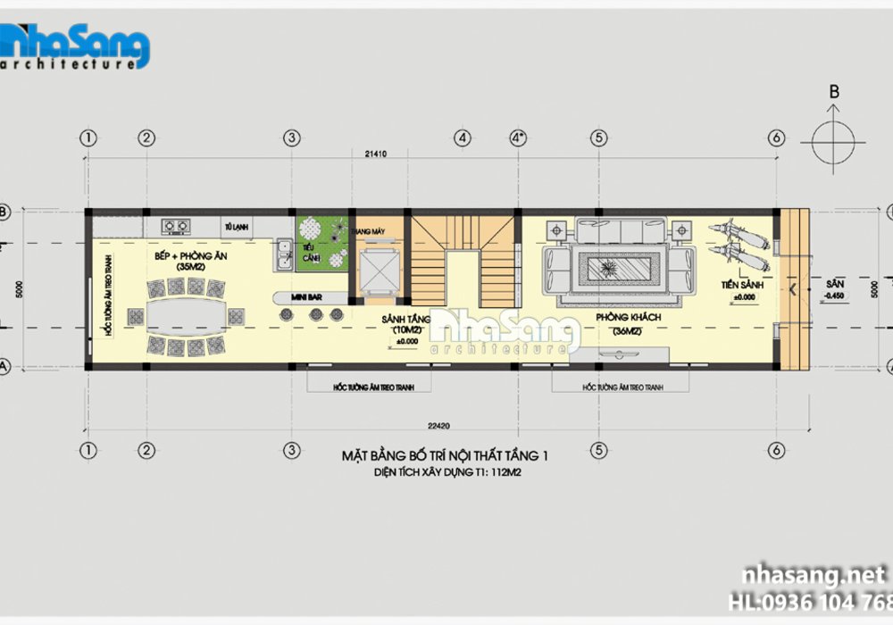 Nhà phố đẹp 5 tầng 112m2 BT14195 nâng tầm cuộc sống hiện đại