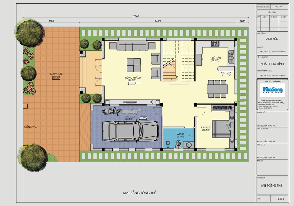 Mẫu biệt thự phố hiện đại 3 tầng tiêu chuẩn Châu Âu BT17021