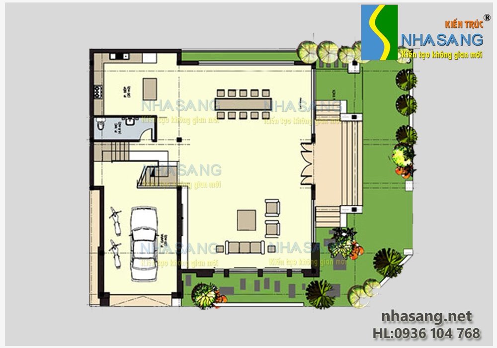 Mẫu biệt thự đẹp BT14049