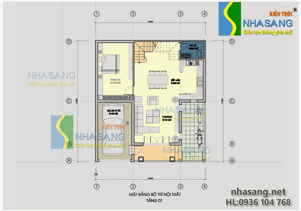 Mẫu biệt thự tân cổ điển 3 tầng đẹp BT14082 - Thiết kế biệt thự 2 tầng